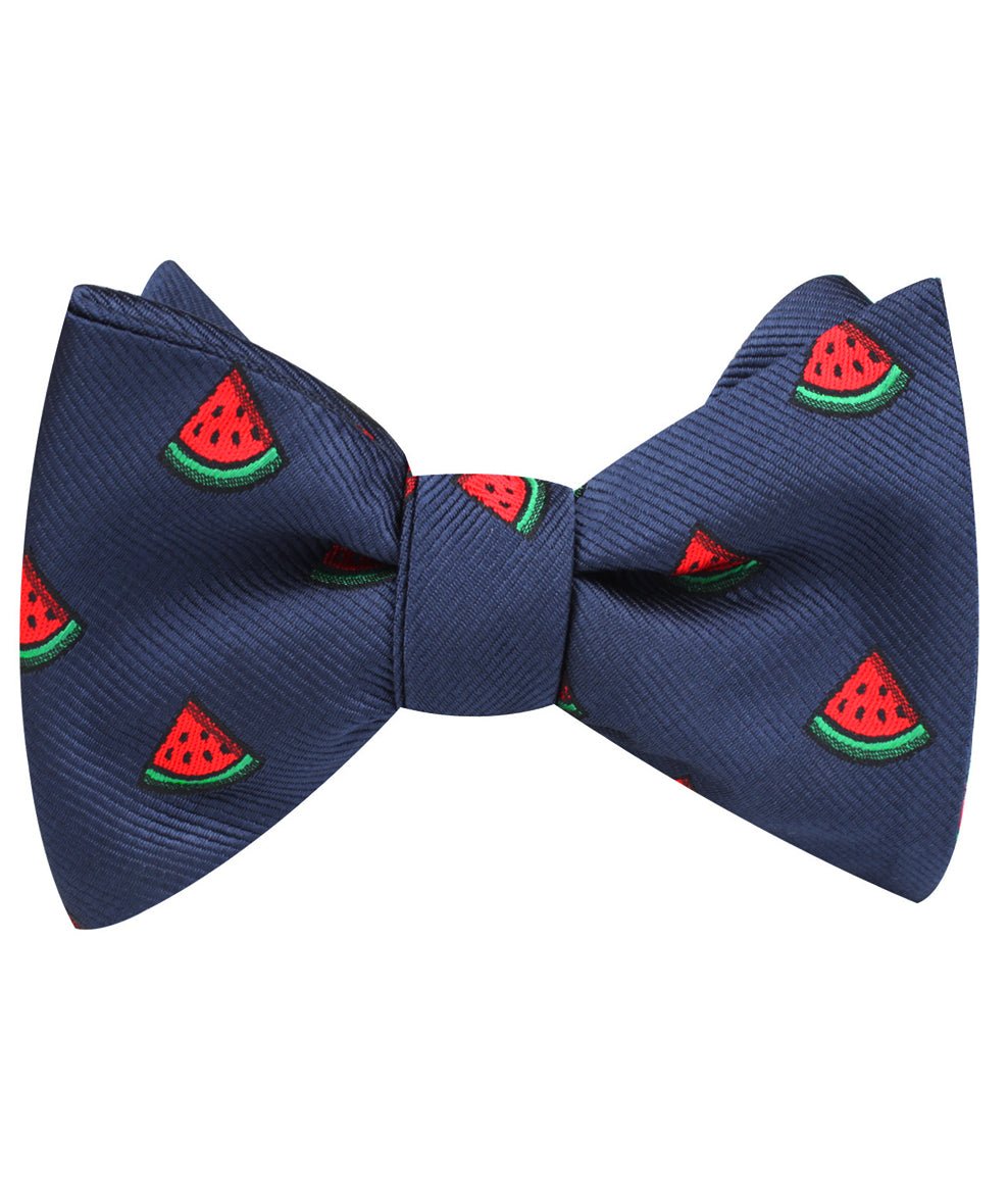 Watermelon Slice Self Bow Tie