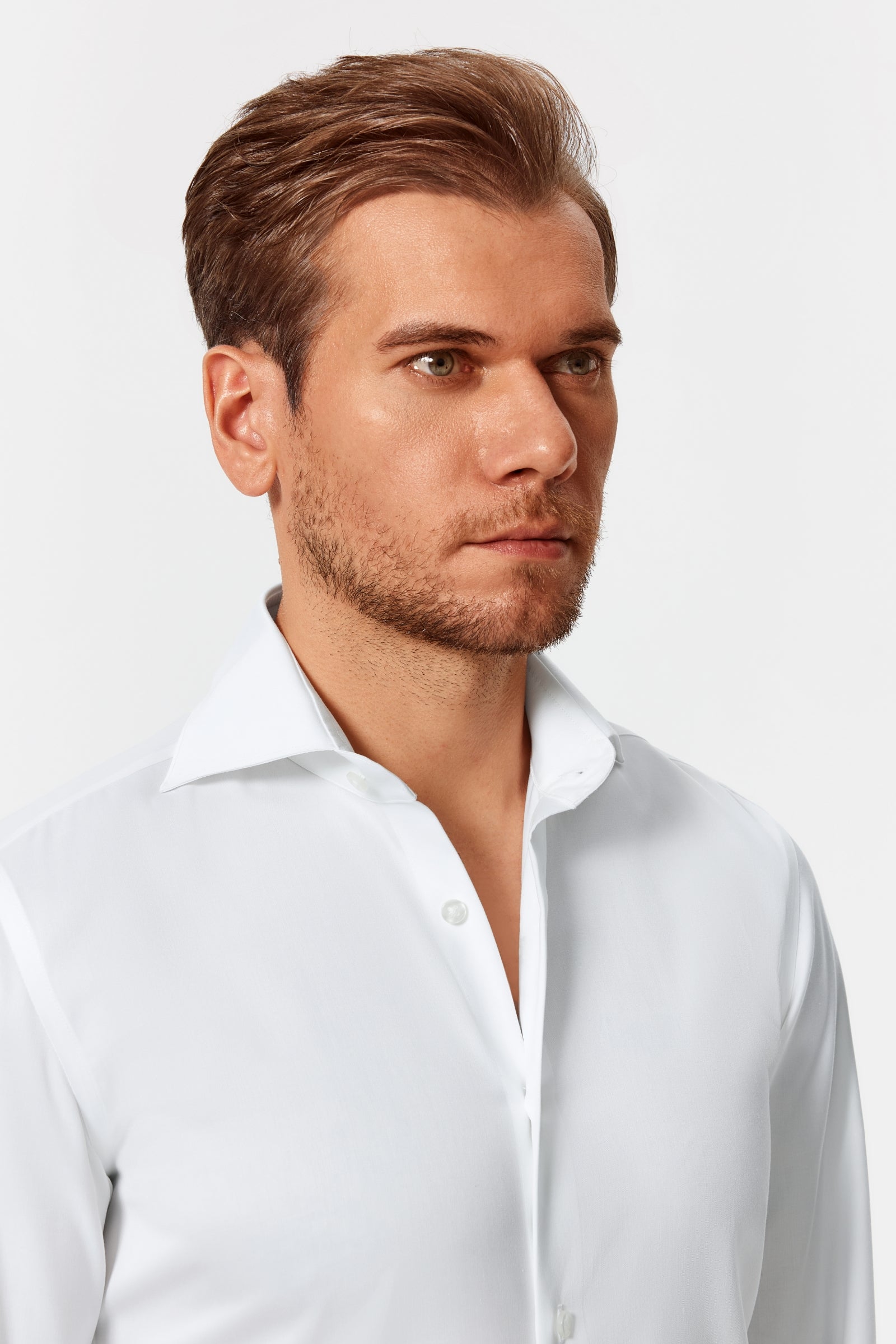 Walters White Twill French Cuff Shirt