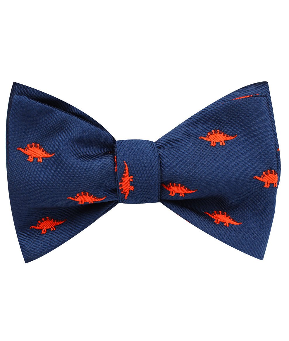 Stegosaurus Dinosaur Self Bow Tie