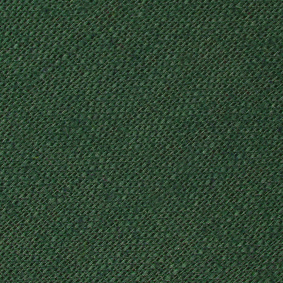 Hunter Green Slub Linen Pocket Square