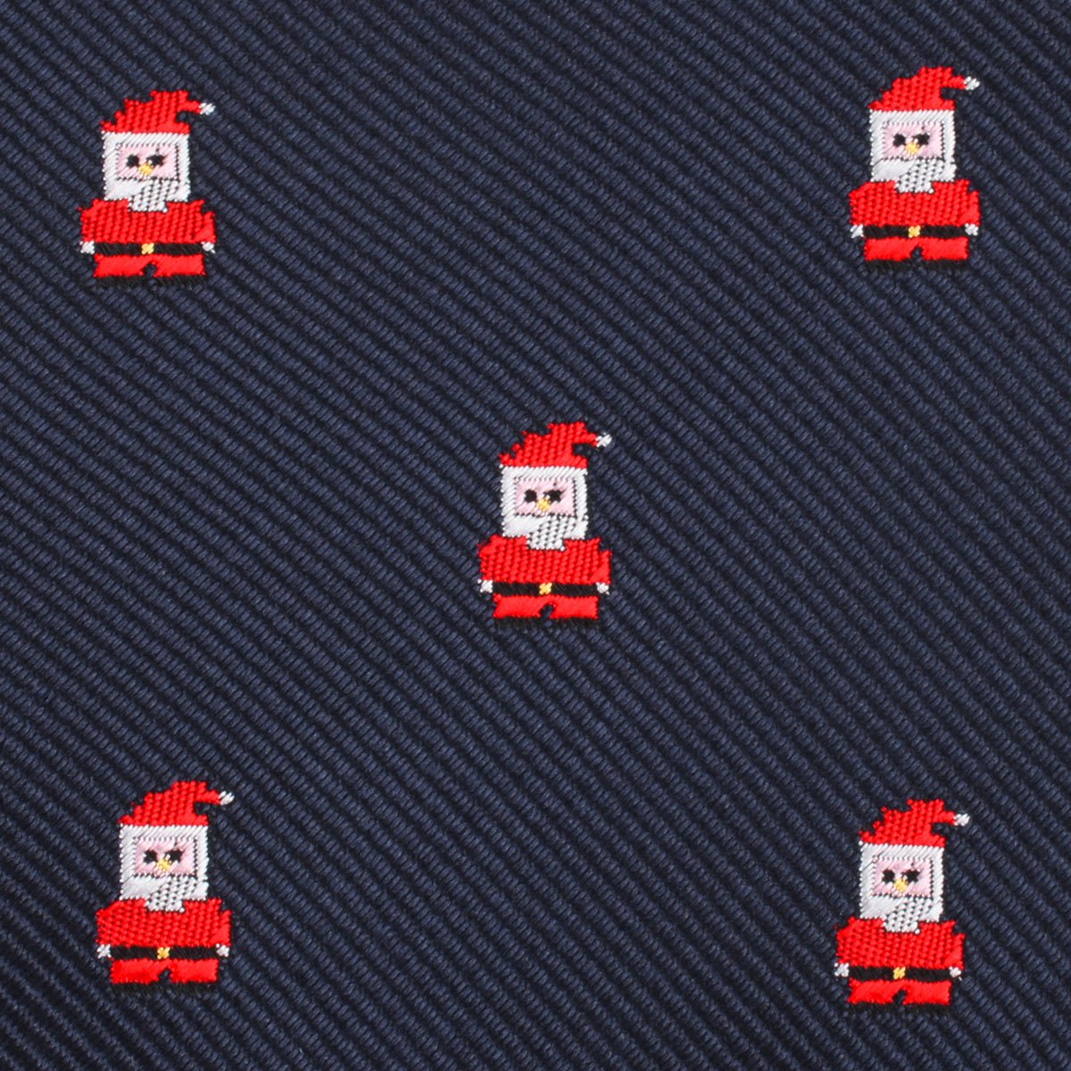 Santa Claus Pixel Christmas Necktie