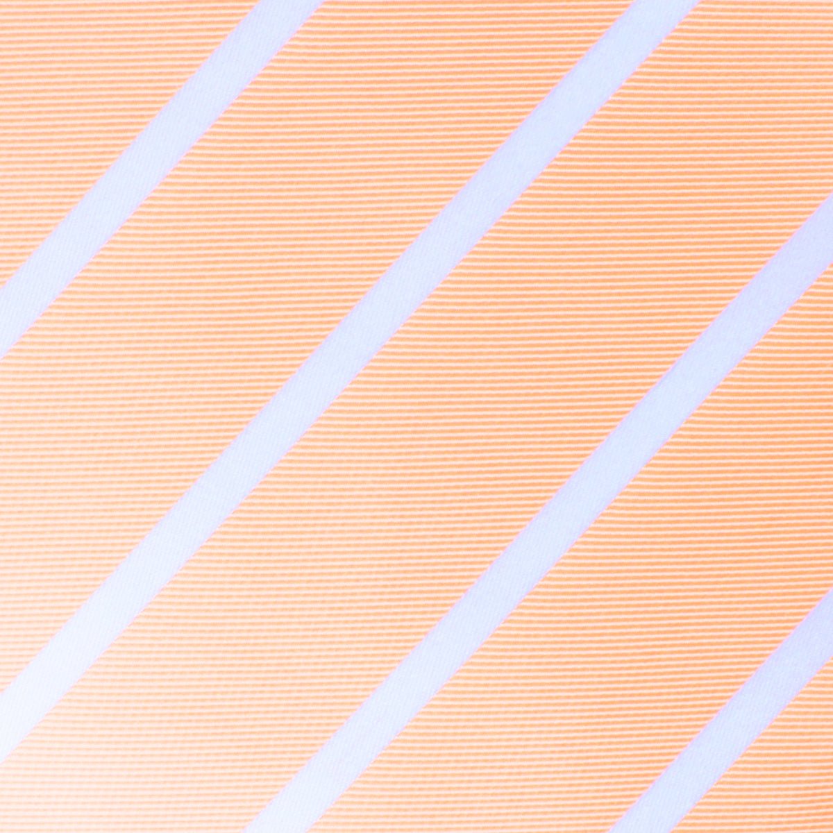 Apricot Striped Skinny Tie