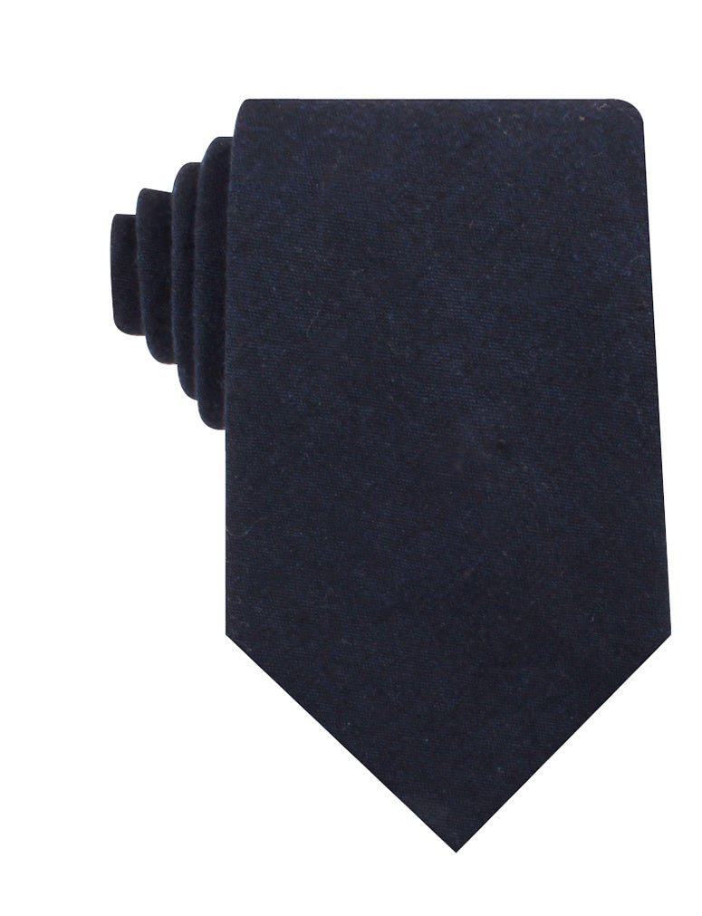 Burnt Boston Navy Blue Necktie