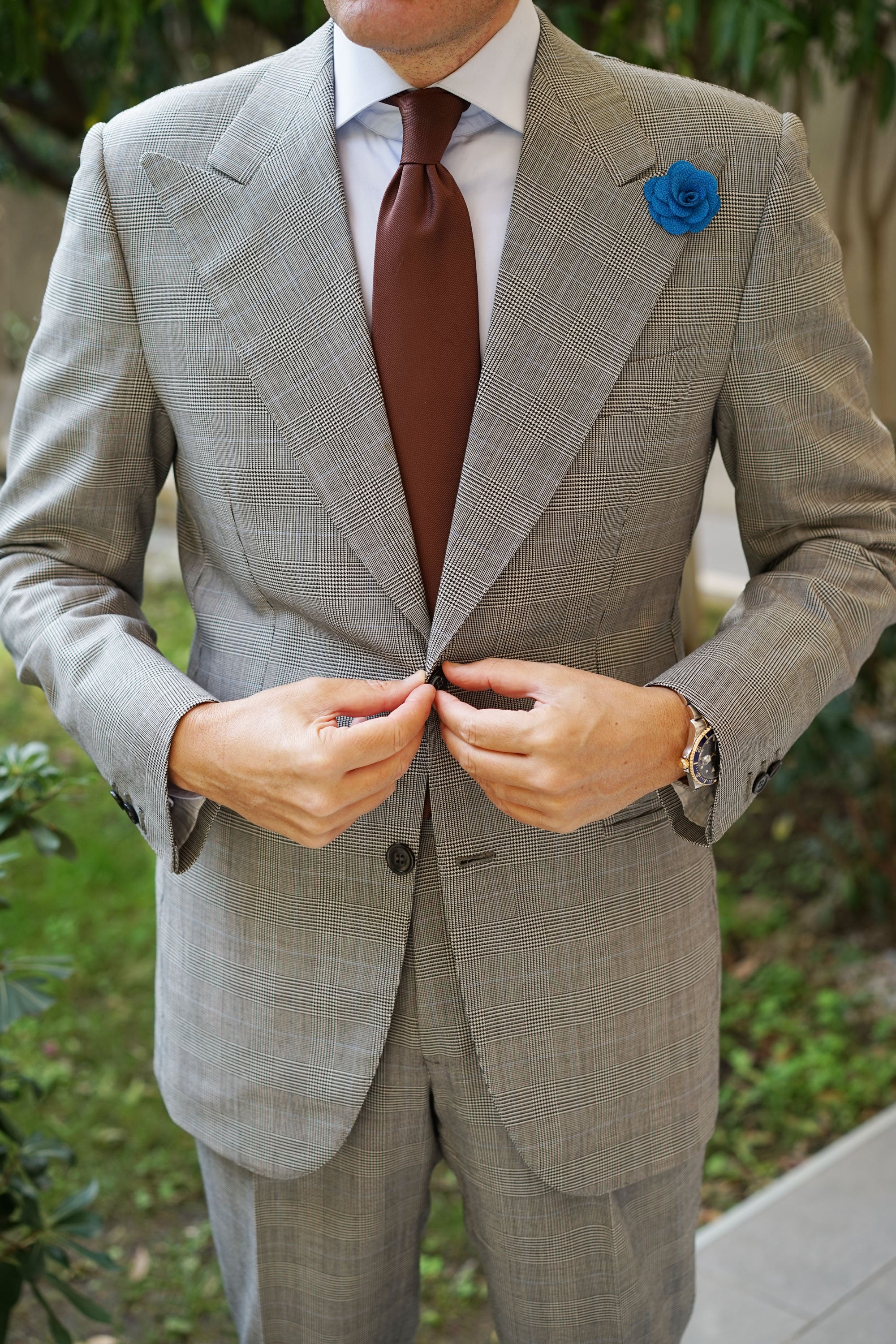 Rekindling Blue Lapel Flower