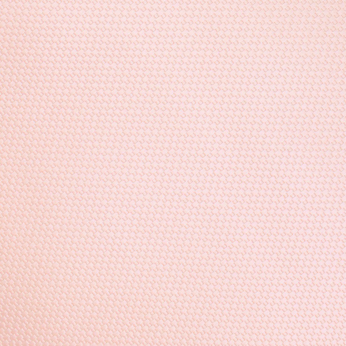 Blush Pink Basket Weave Self Bow Tie