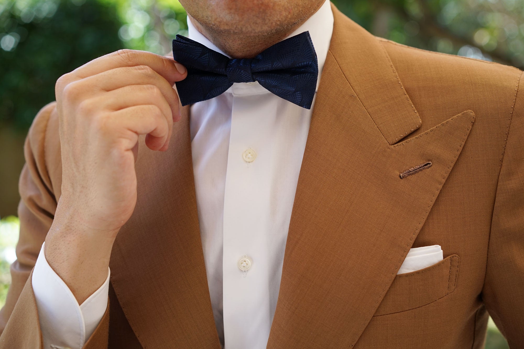 Kiso Valley Navy Blue Bow Tie