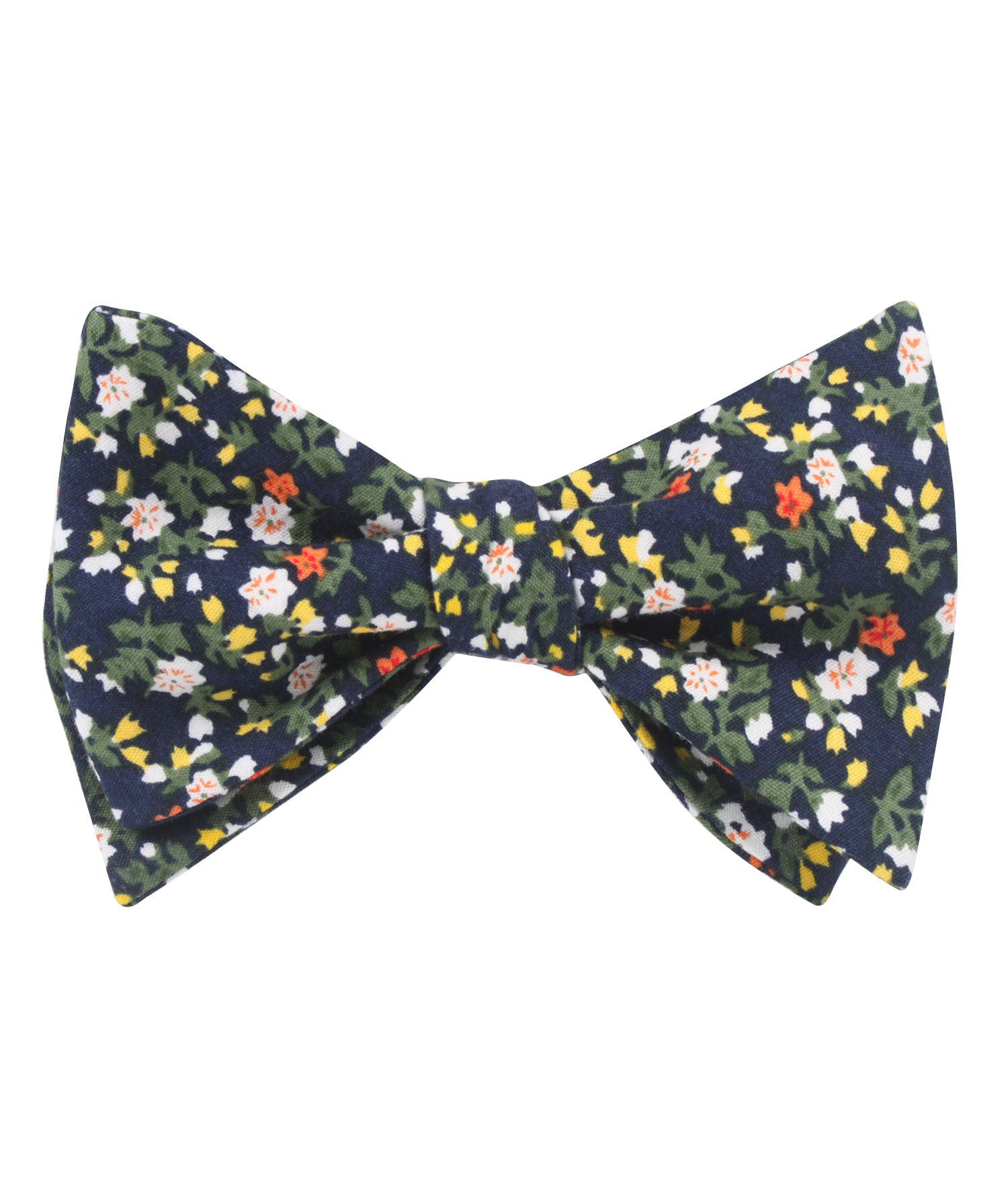 Anemone Floral Self Bow Tie