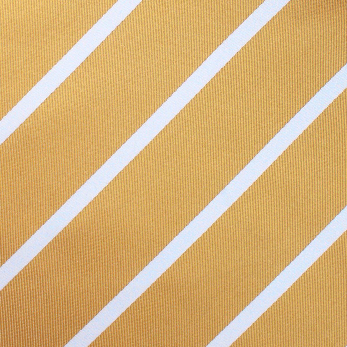 Gold Striped Pocket Square