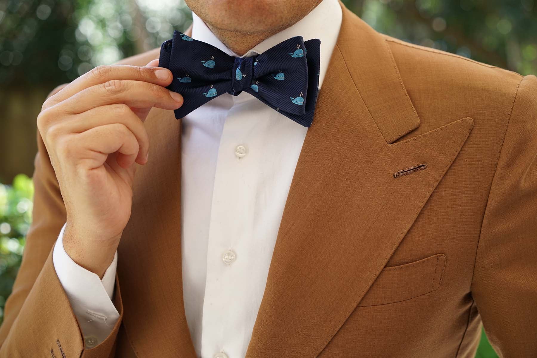 Laboon Blue Whale Self Bow Tie