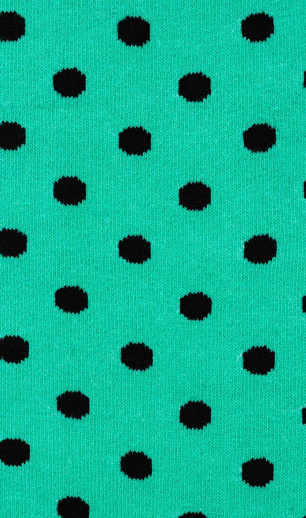 Turquoise Dot Socks