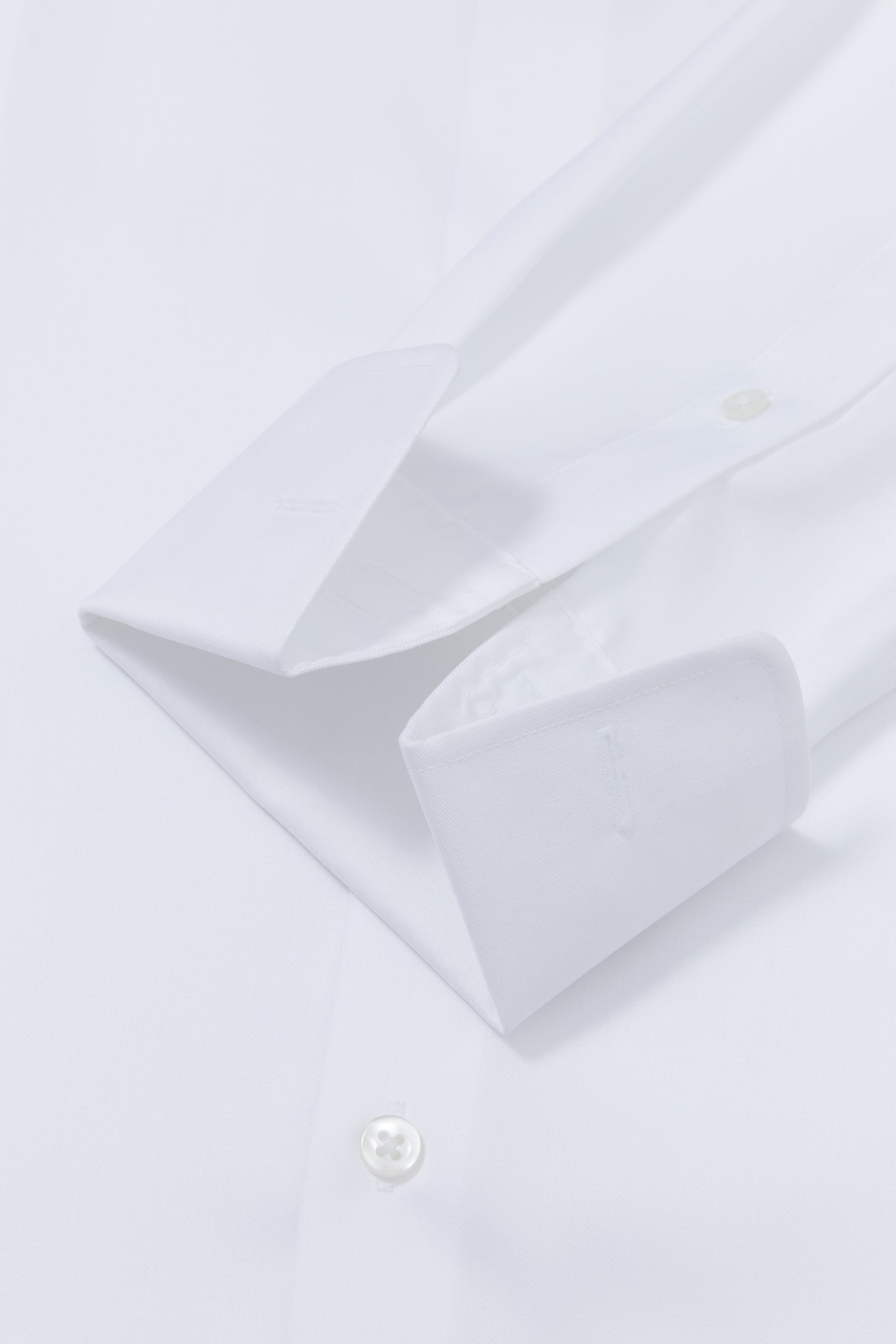 Walters White Twill French Cuff Shirt