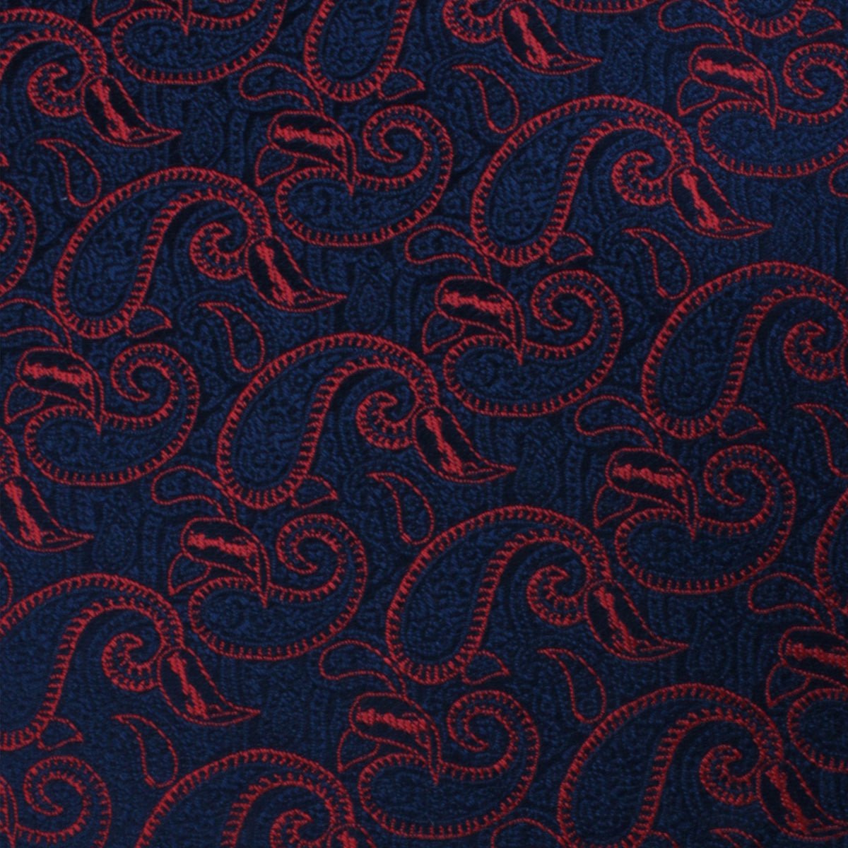 Fabric Swatch (Y019) - Yazd Red Paisley