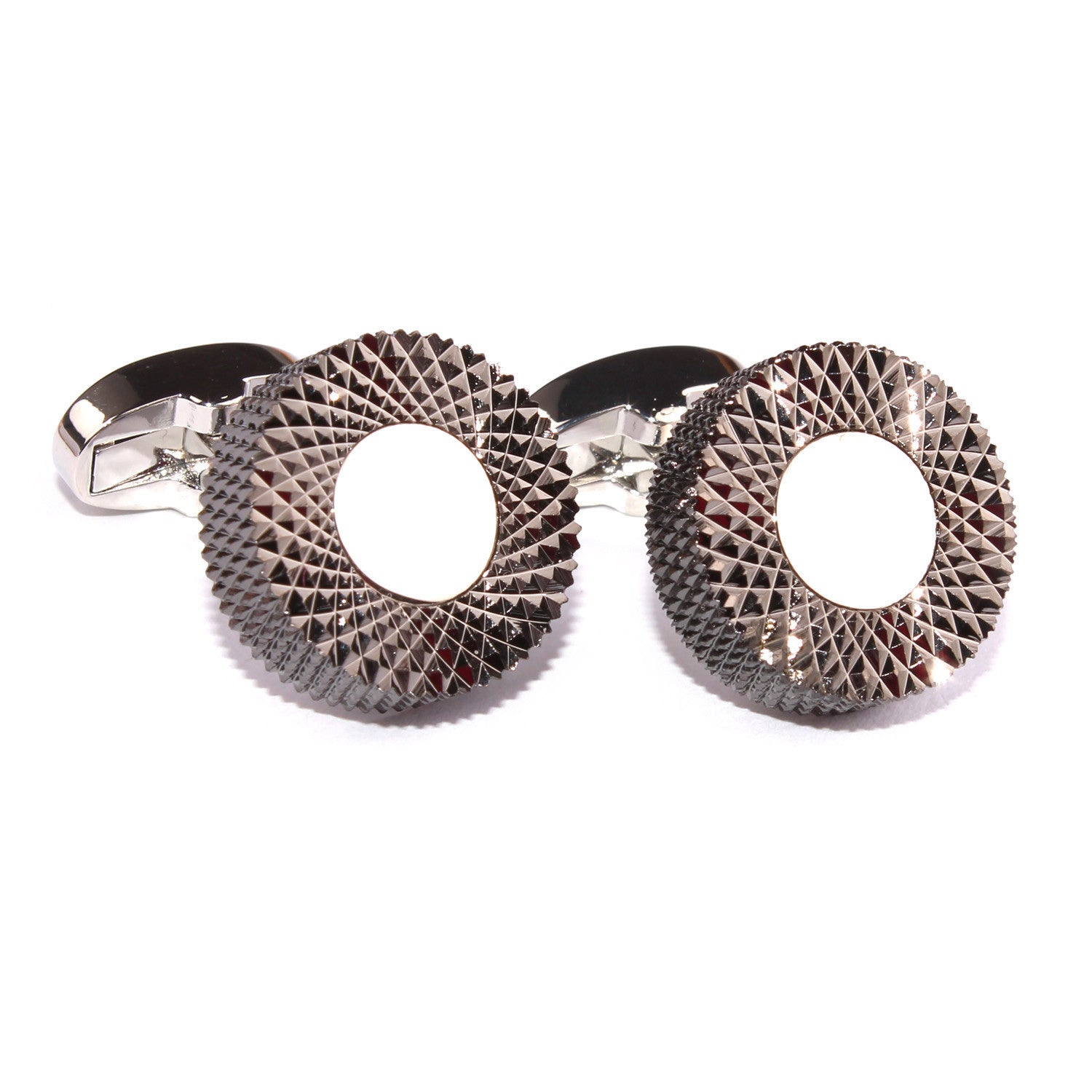 Silver Gunmetal Danielre Cufflinks