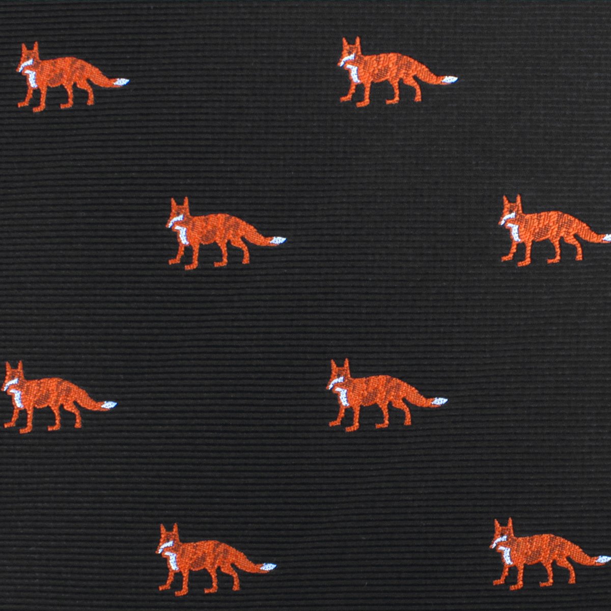 Japanese Ezo Red Fox Skinny Tie