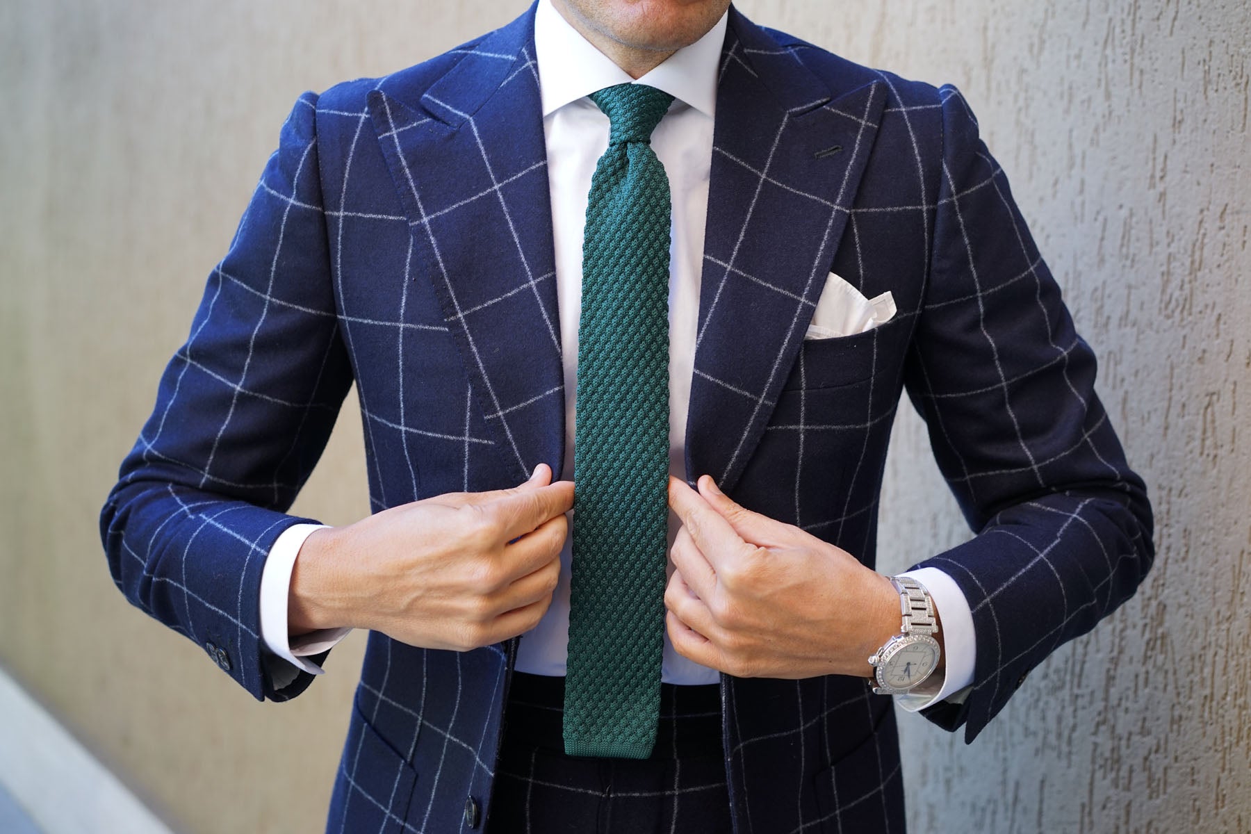 Rio Green Knitted Tie