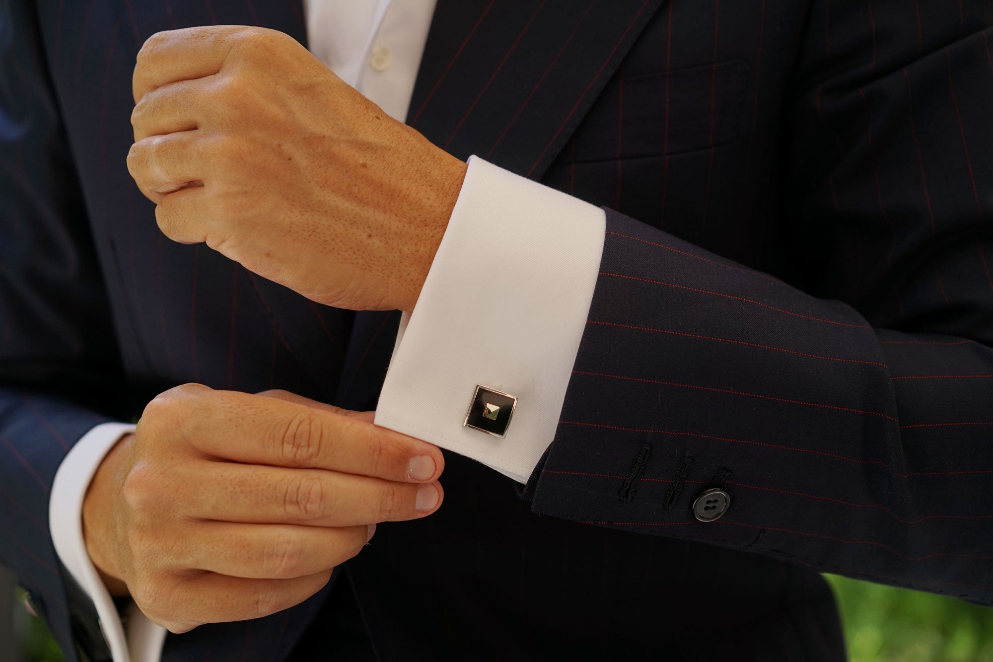 Scottish Connery Black Cufflinks