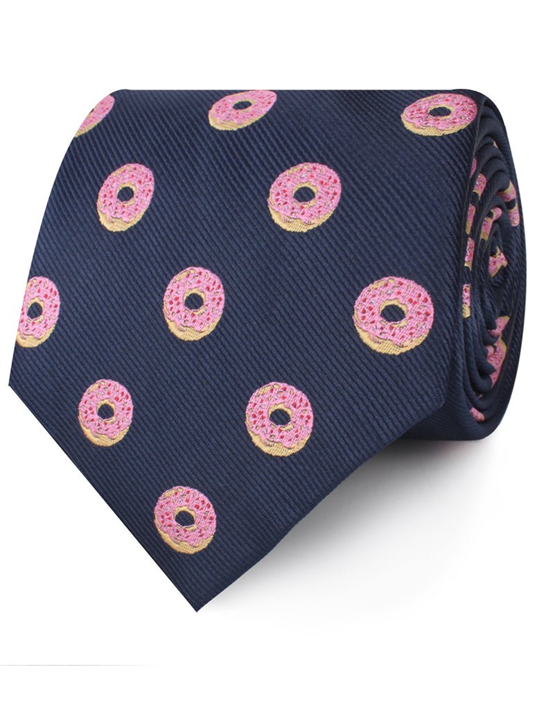 Pink Donuts Necktie