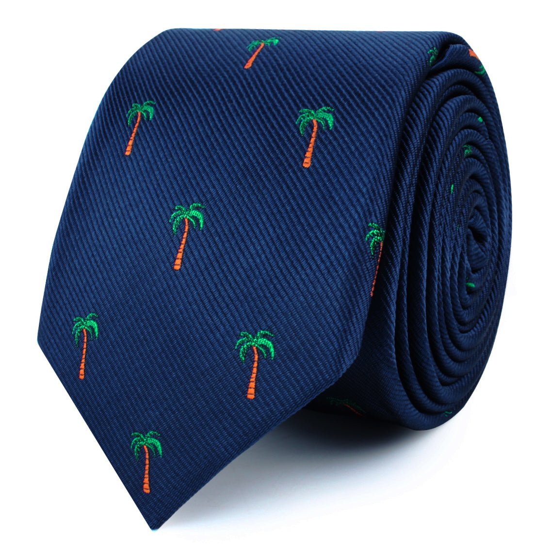 Fijian Palm Tree Skinny Tie