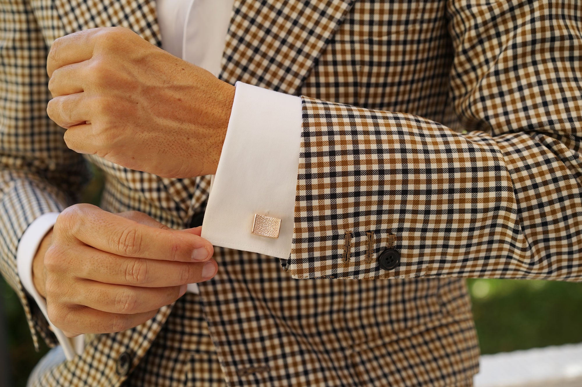 Nighy Rose Gold Cufflinks