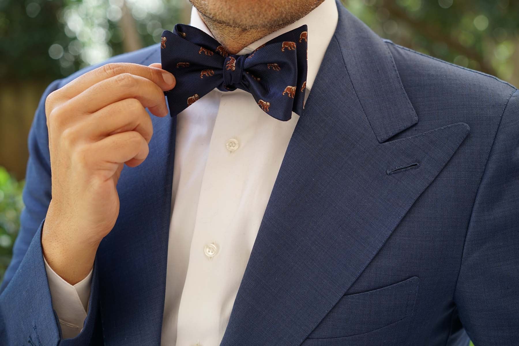 Grizzly Bear Self Bow Tie