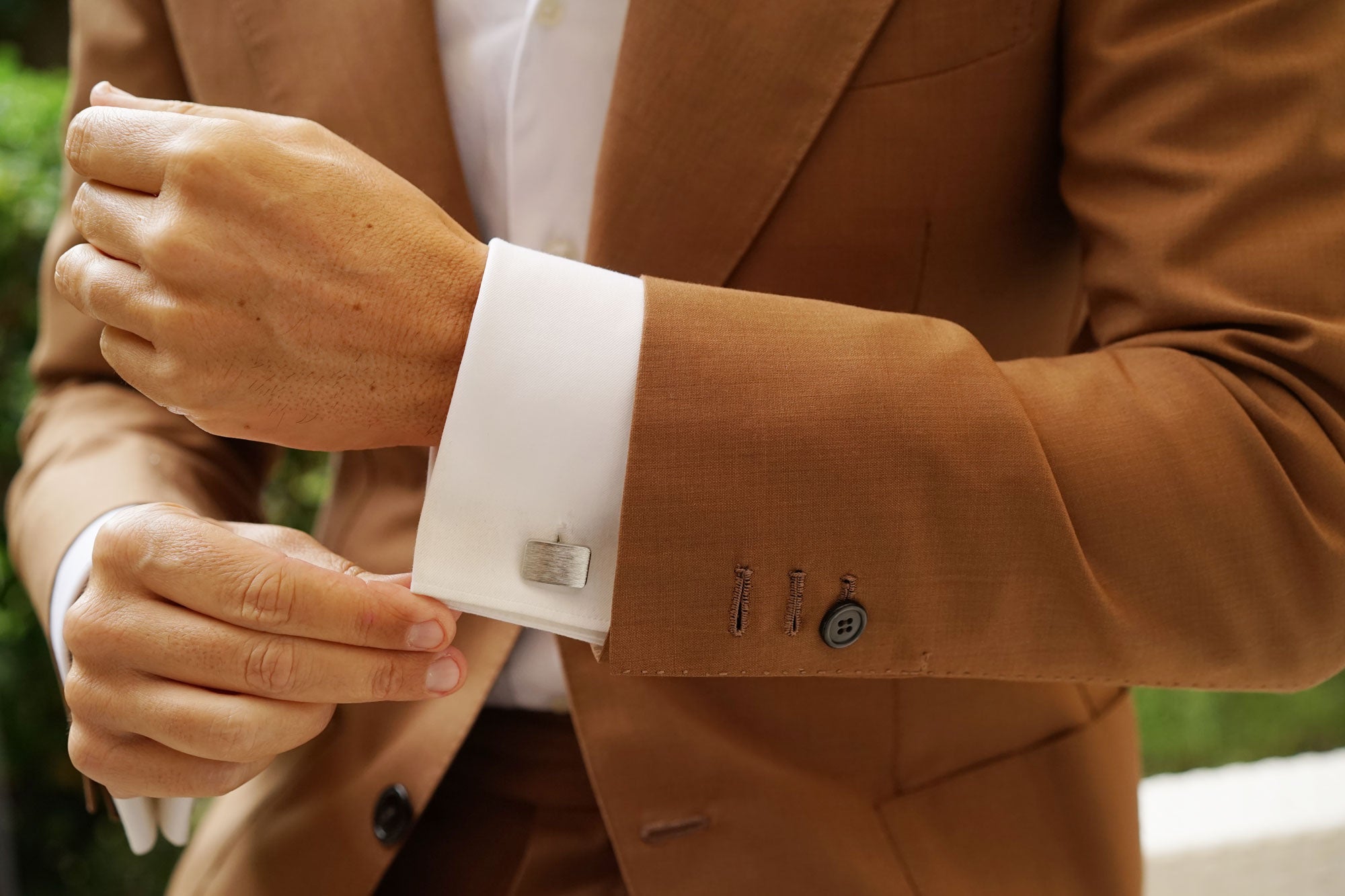 Sinatra Silver Cufflinks