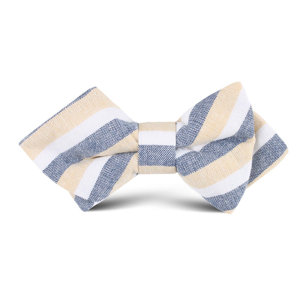 New York Striped Kids Diamond Bow Tie