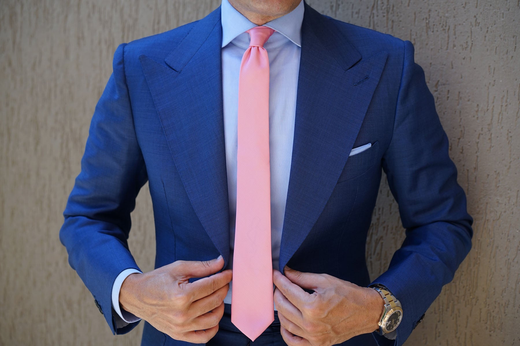 Pastel Pink Skinny Tie