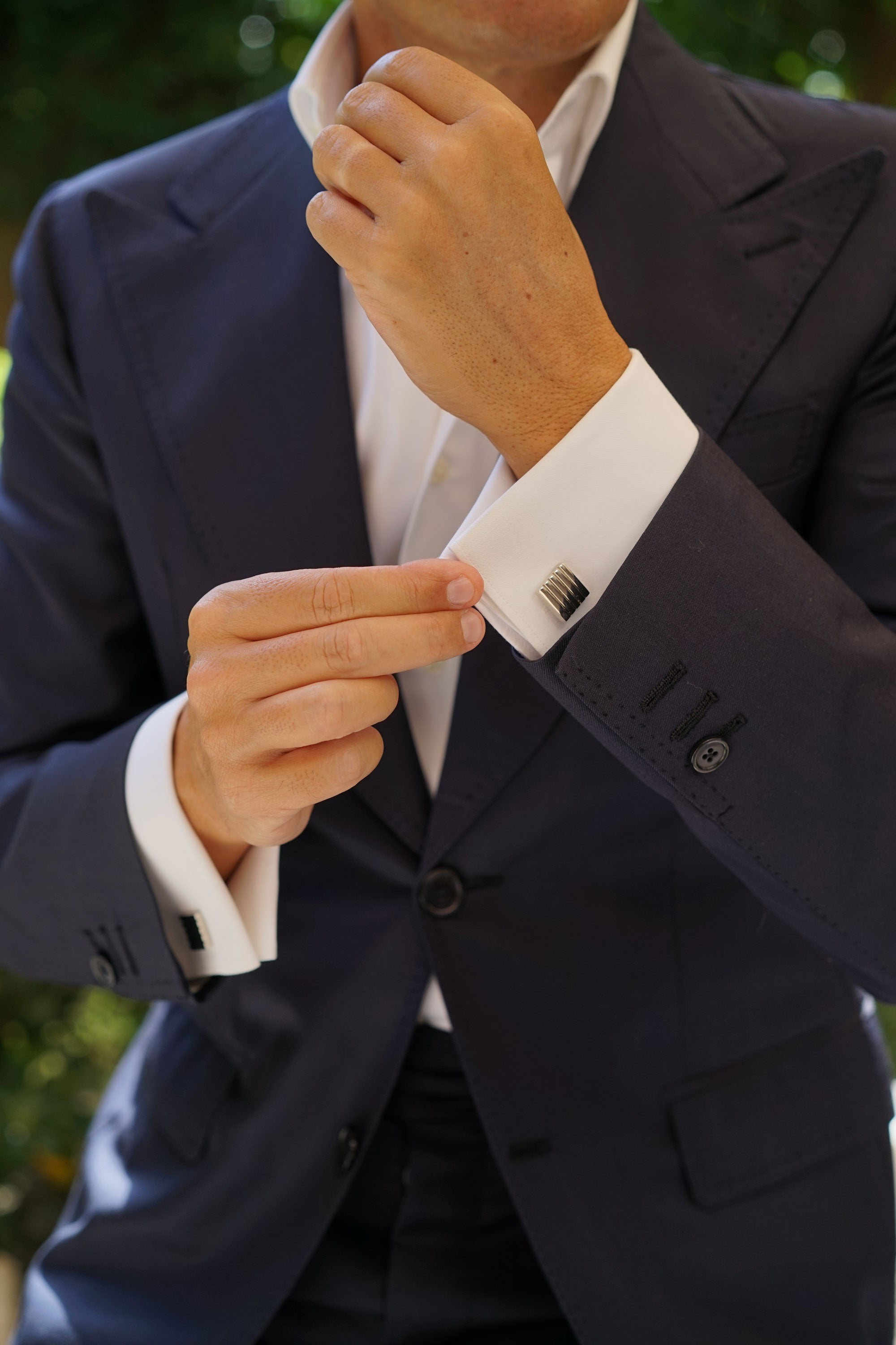 Silver Square Cufflinks