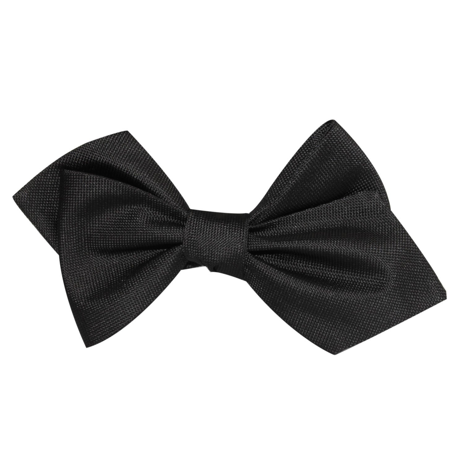 Black OTAA Self Tie Diamond Tip Bow Tie