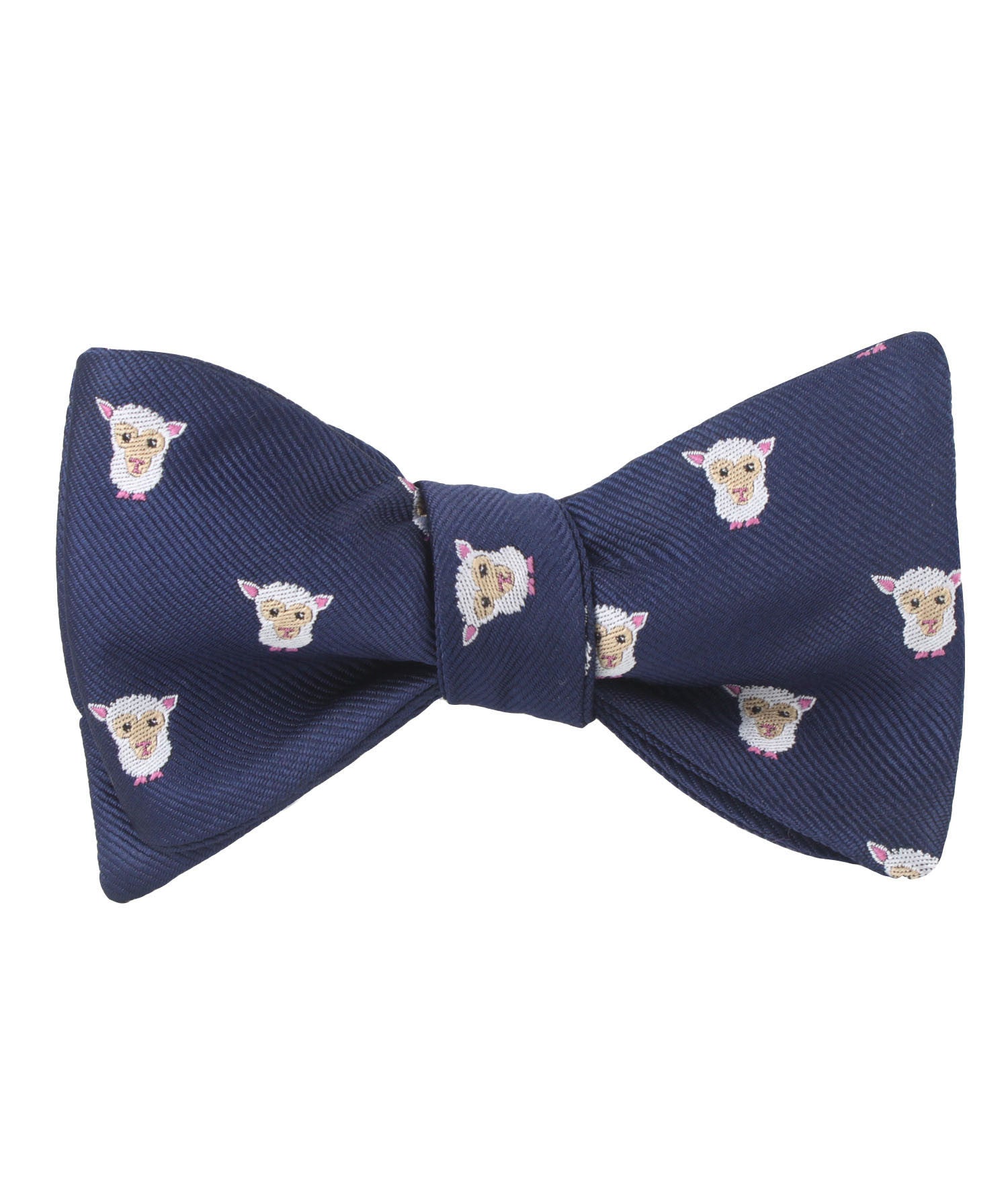 White Sheep Self Bow Tie