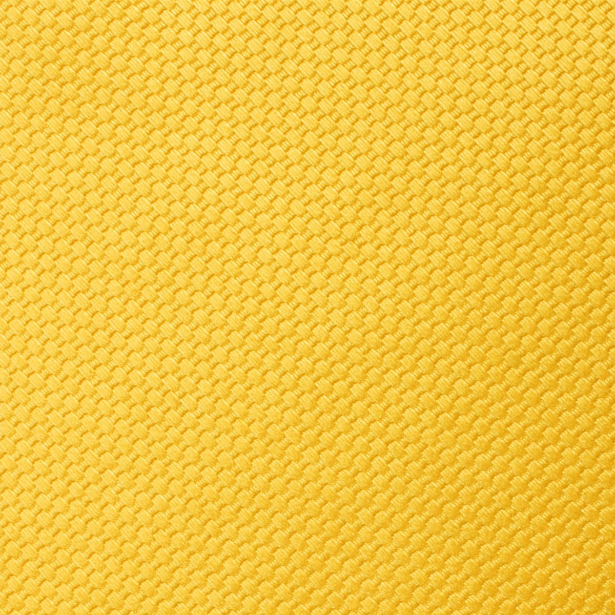 Sunflower Yellow Basket Weave Pocket Square