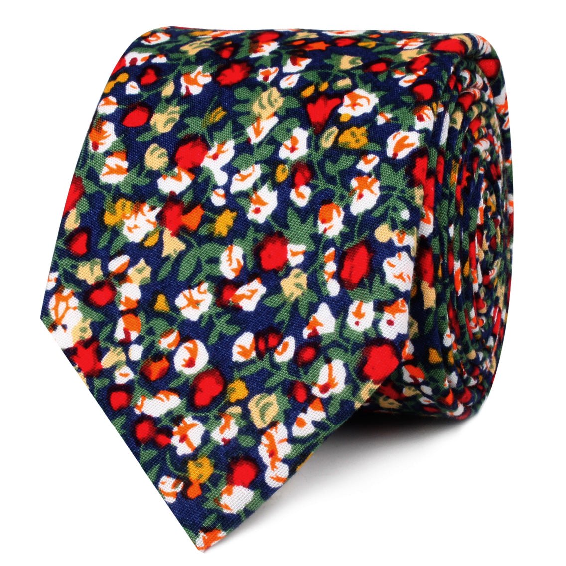 Hanoi Red Rose Skinny Tie