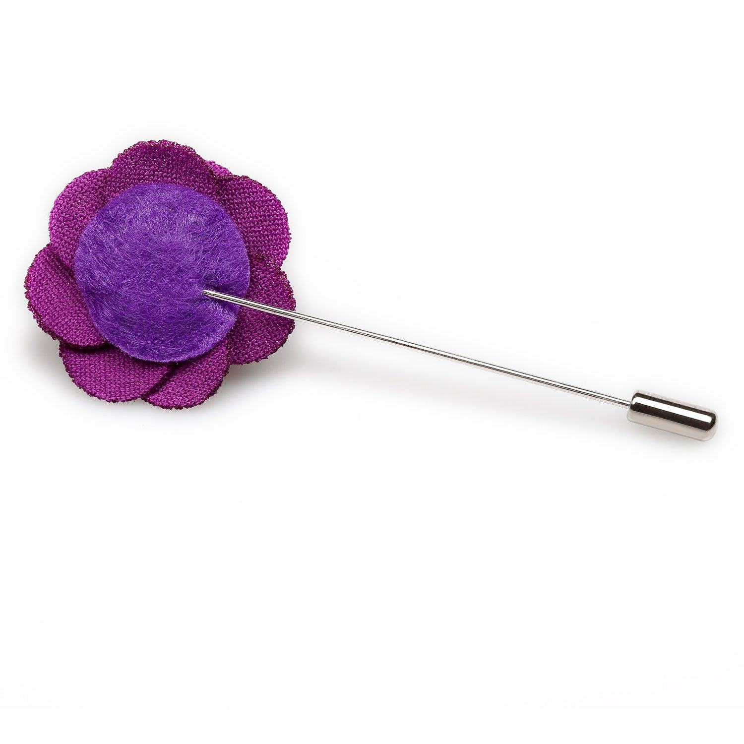 Purple Mini Lapel Flower