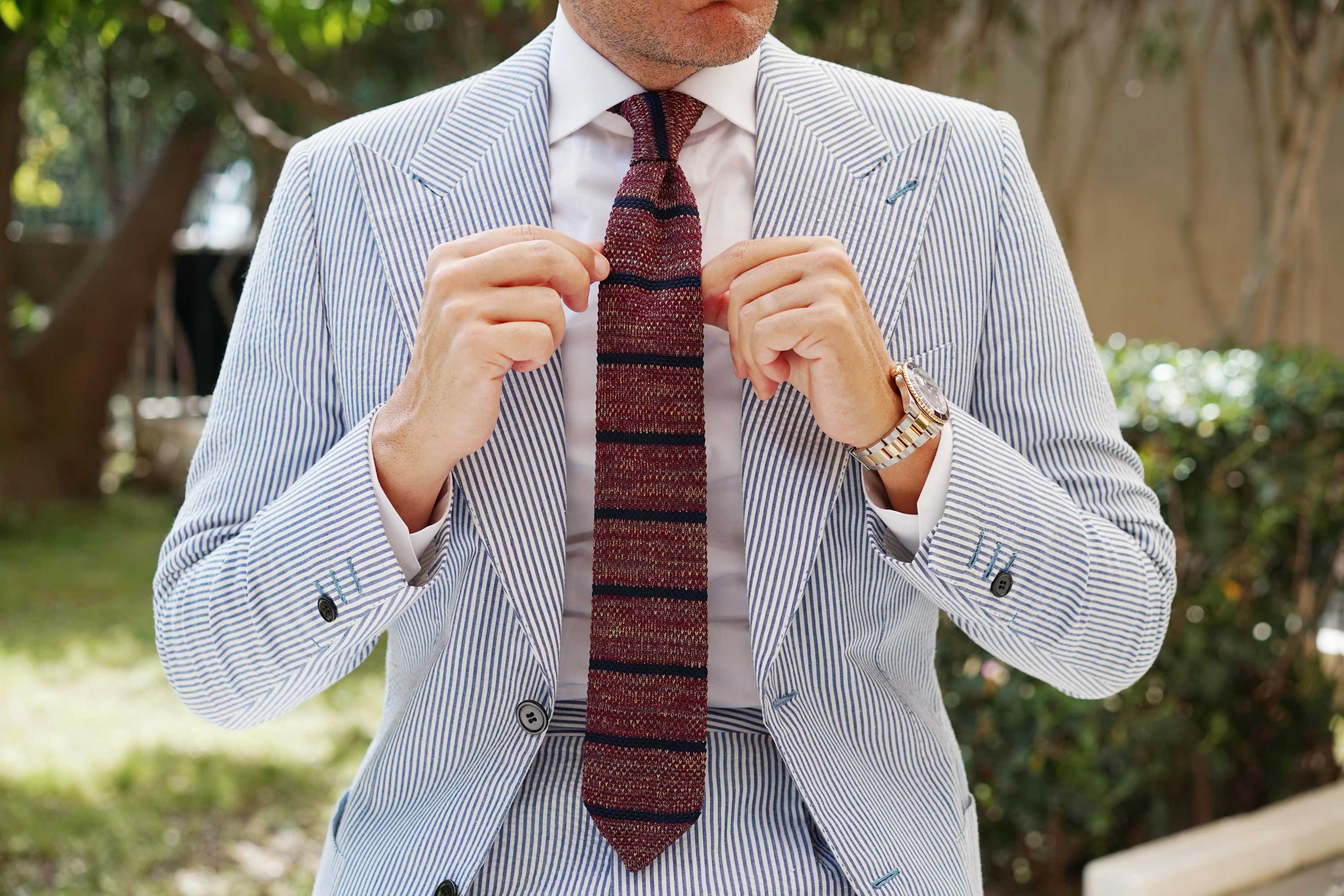 Loire Knitted Tie