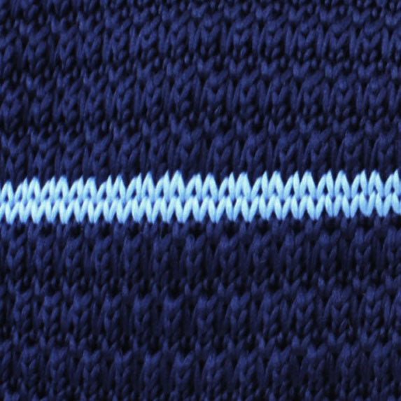 Axel Blue Striped Knitted Tie