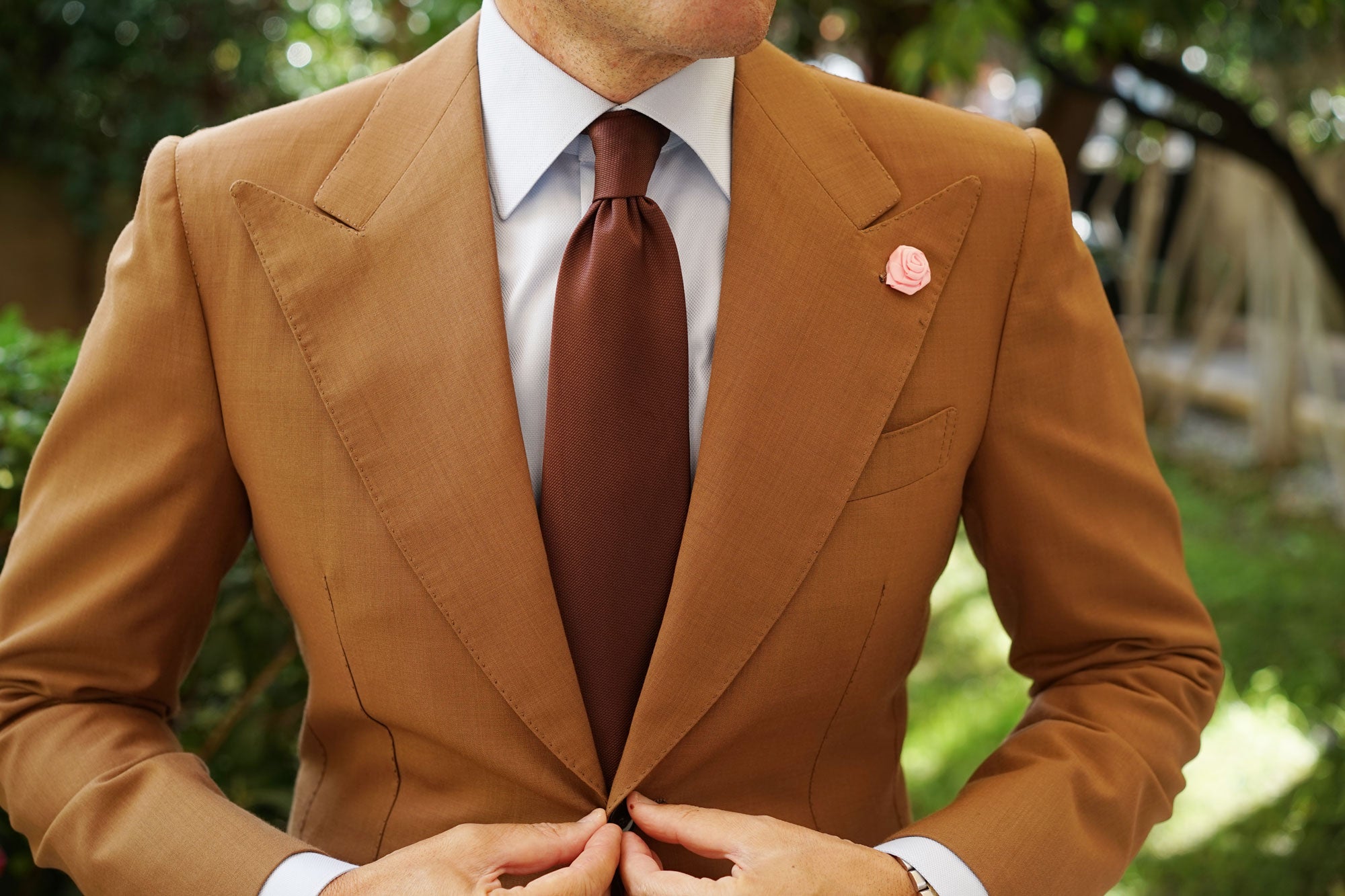 Van der Hum Pink Lapel