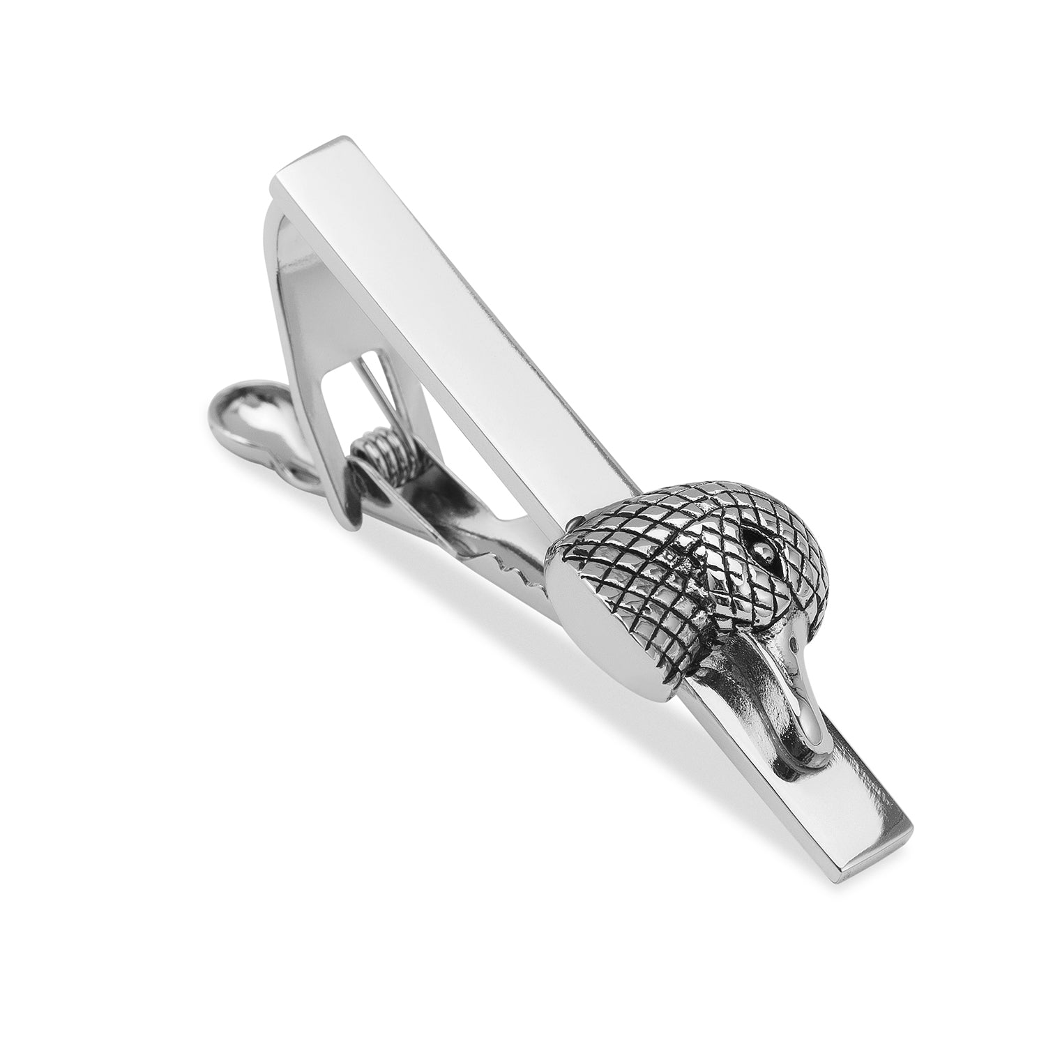 Silver Albatross Duck Tie Bar