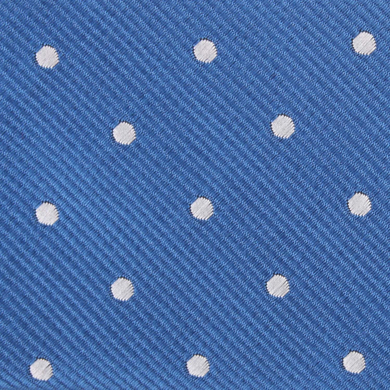 Royal Blue with White Polka Dots Necktie