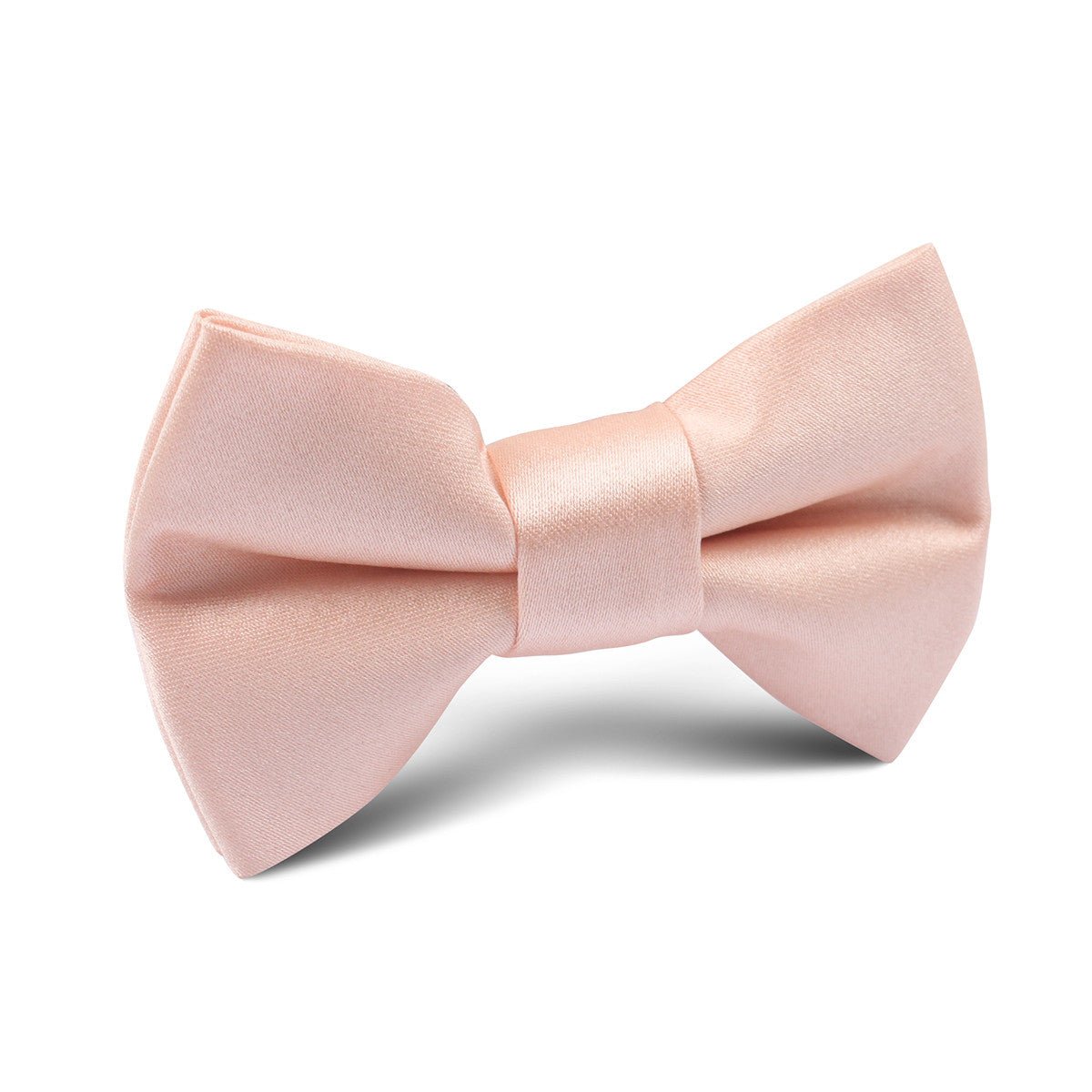 Peach Satin Kids Bow Tie