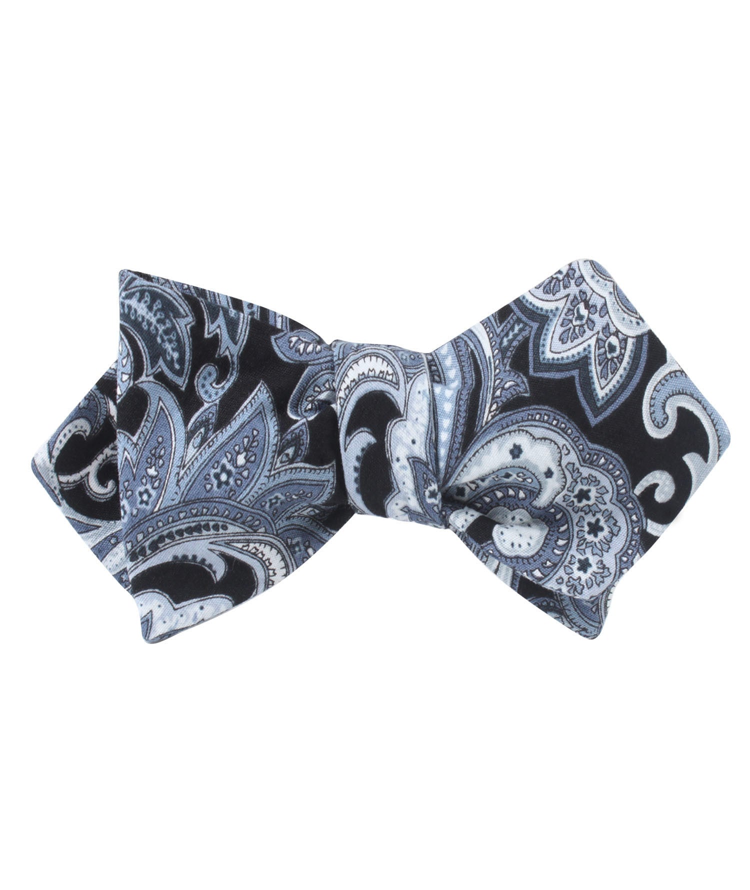 Lampedusa Paisley Diamond Self Bow Tie