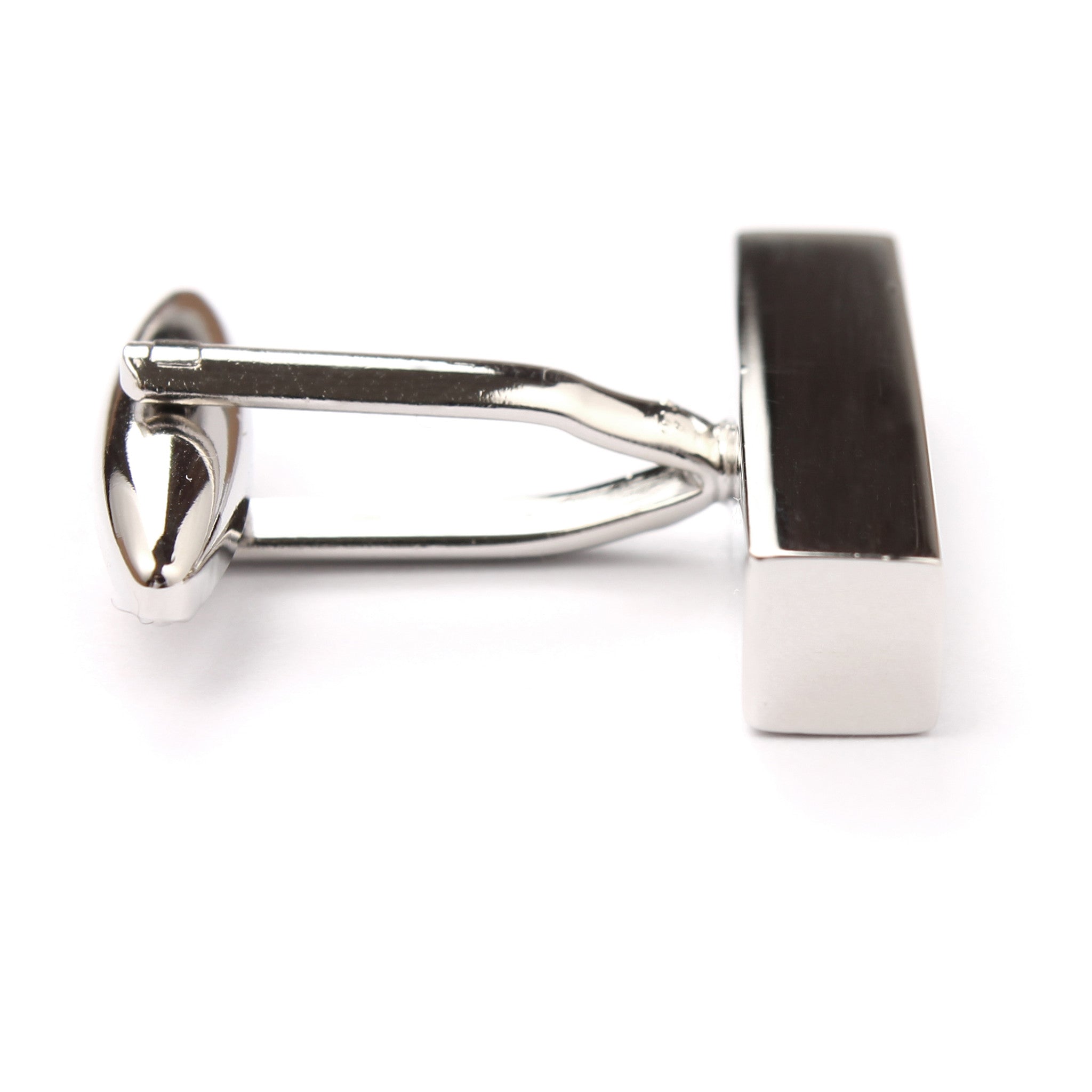 Silver Cuboid Cufflinks