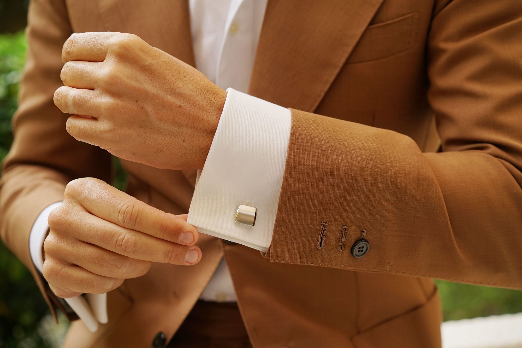 Attenborough Silver Cufflinks