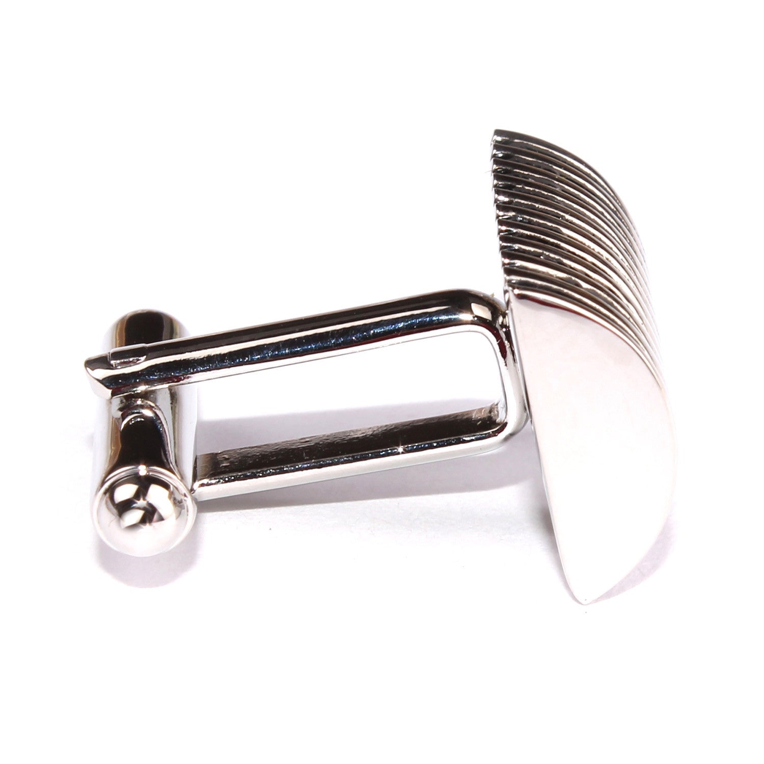 The New York Silver Vertical Bar Cufflinks