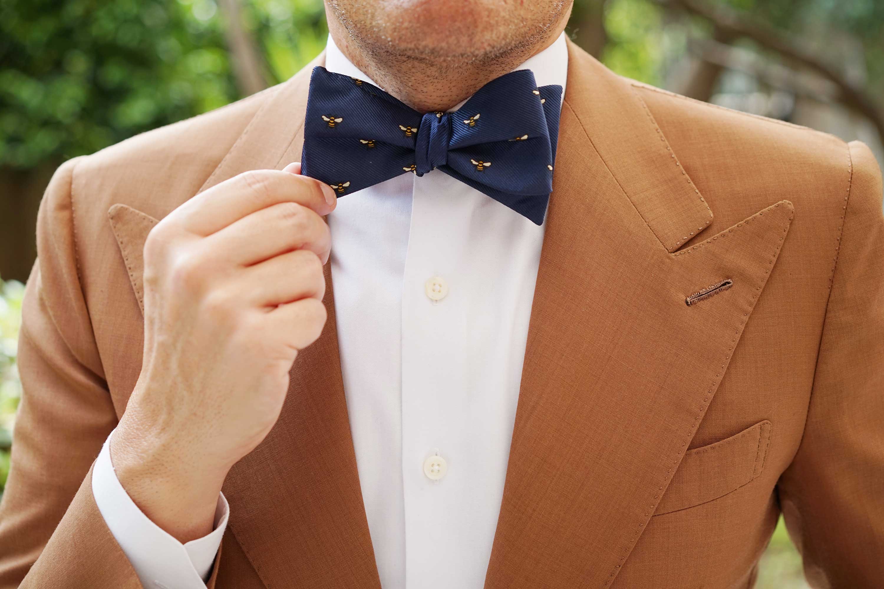 Bumble Bee Self Bow Tie