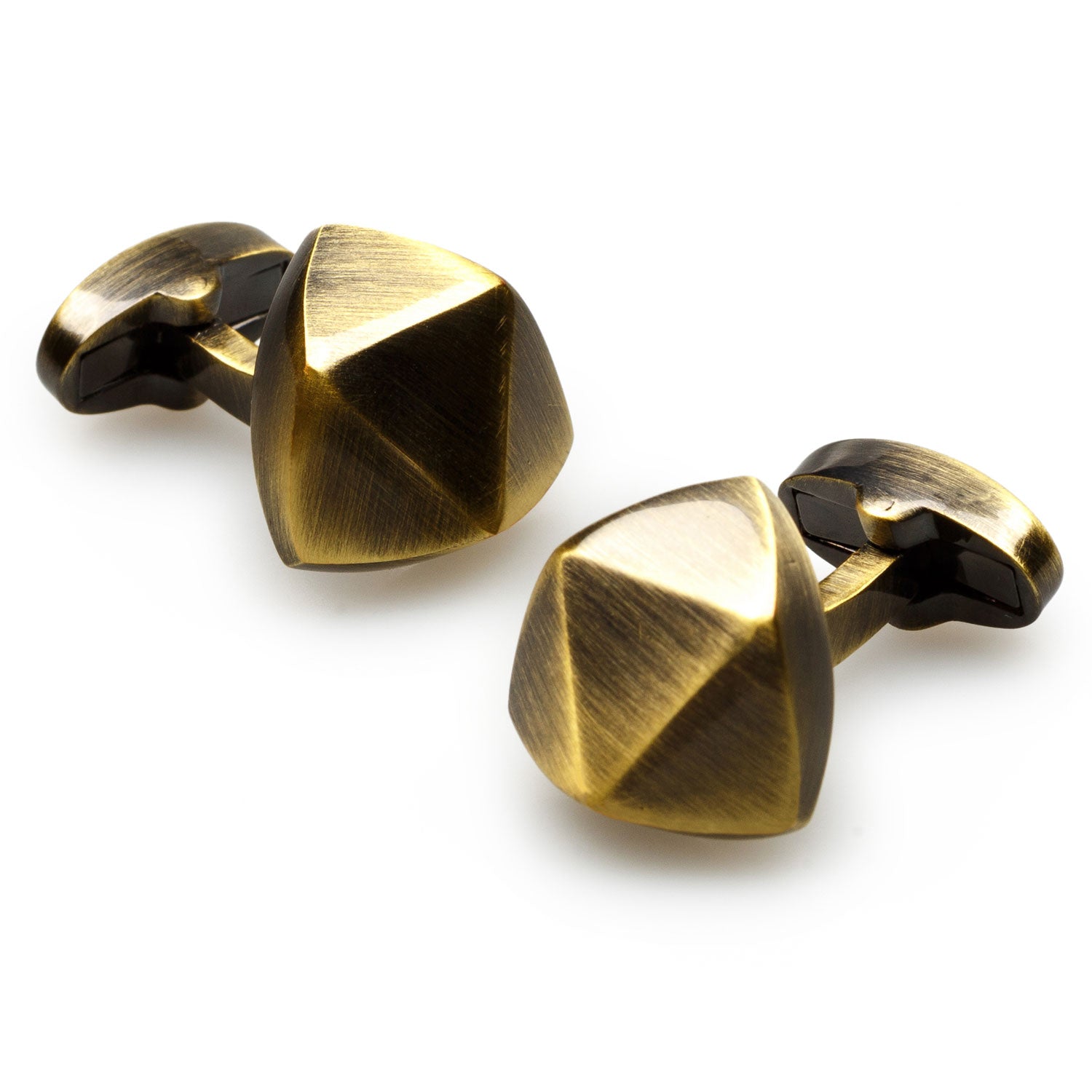 Great Khan Antique Brass Cufflinks