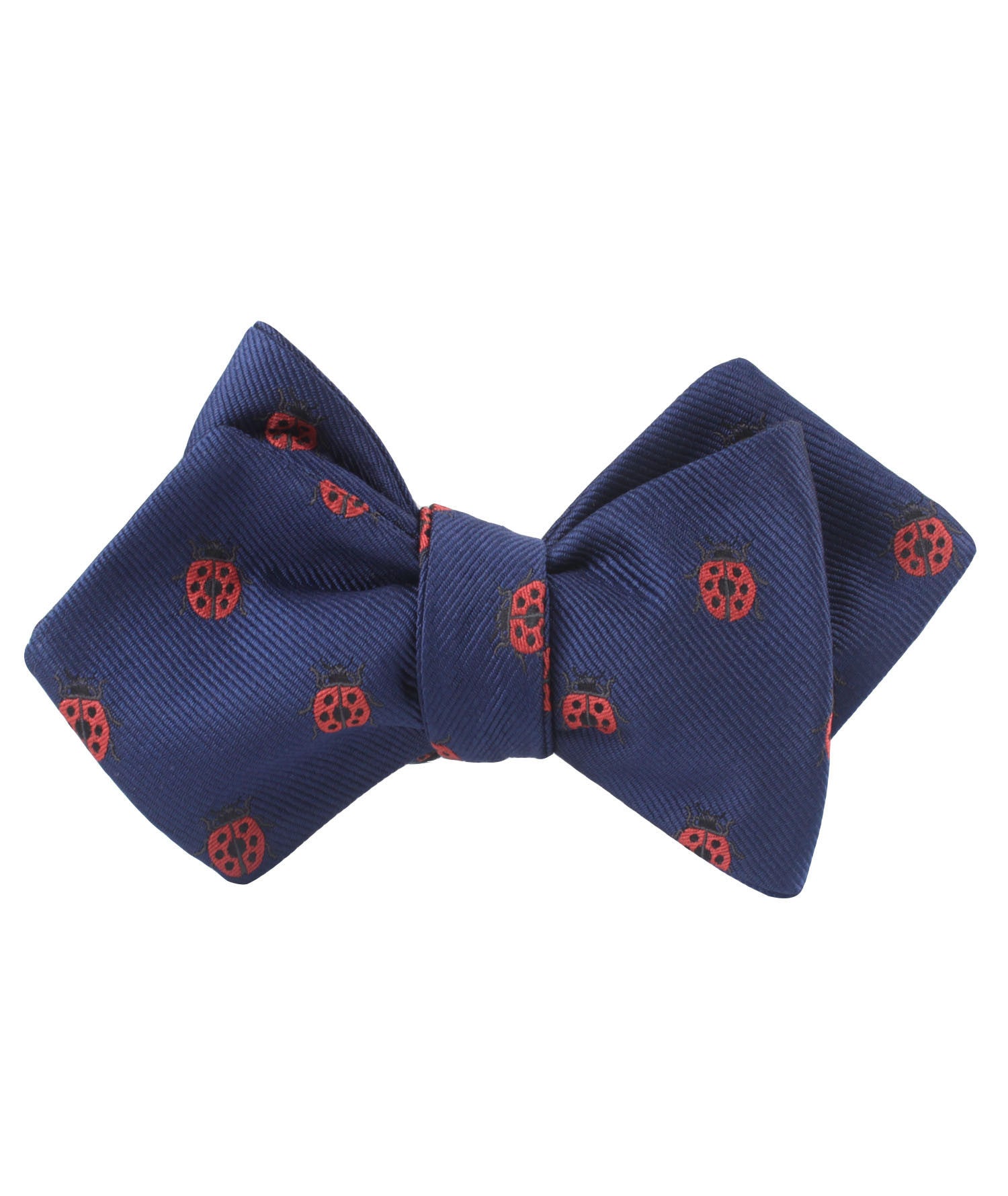 Ladybird Beetle Diamond Self Bow Tie