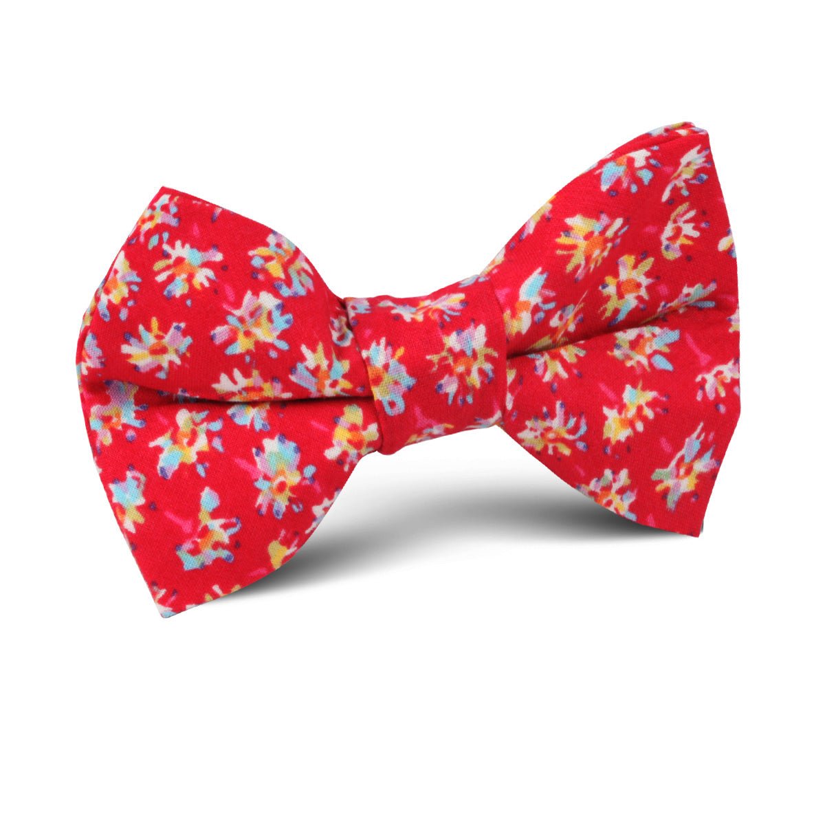 Luis Potosí Pink Floral Kids Bow Tie