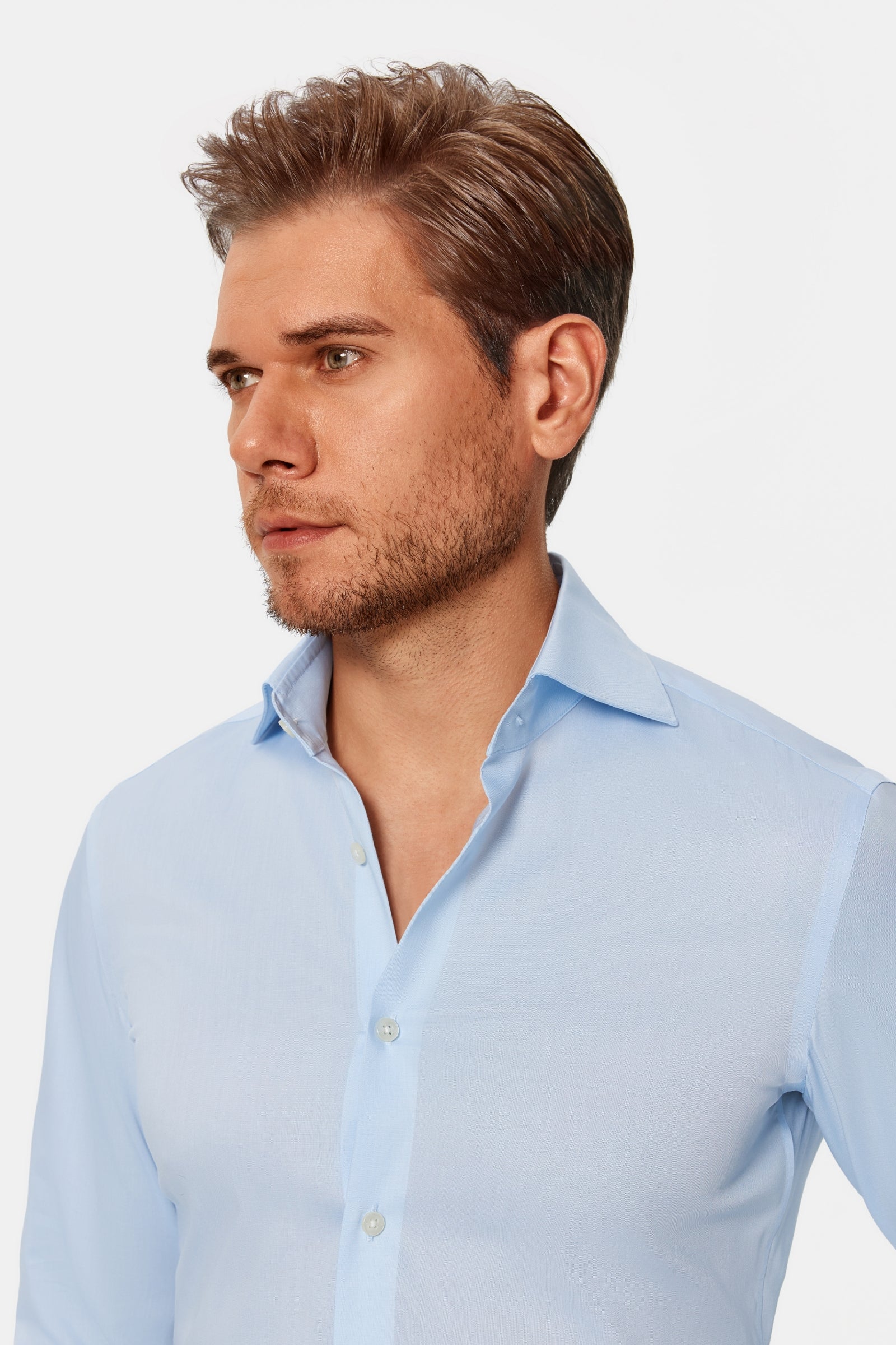 Beverly Blue Oxford French Cuff Shirt