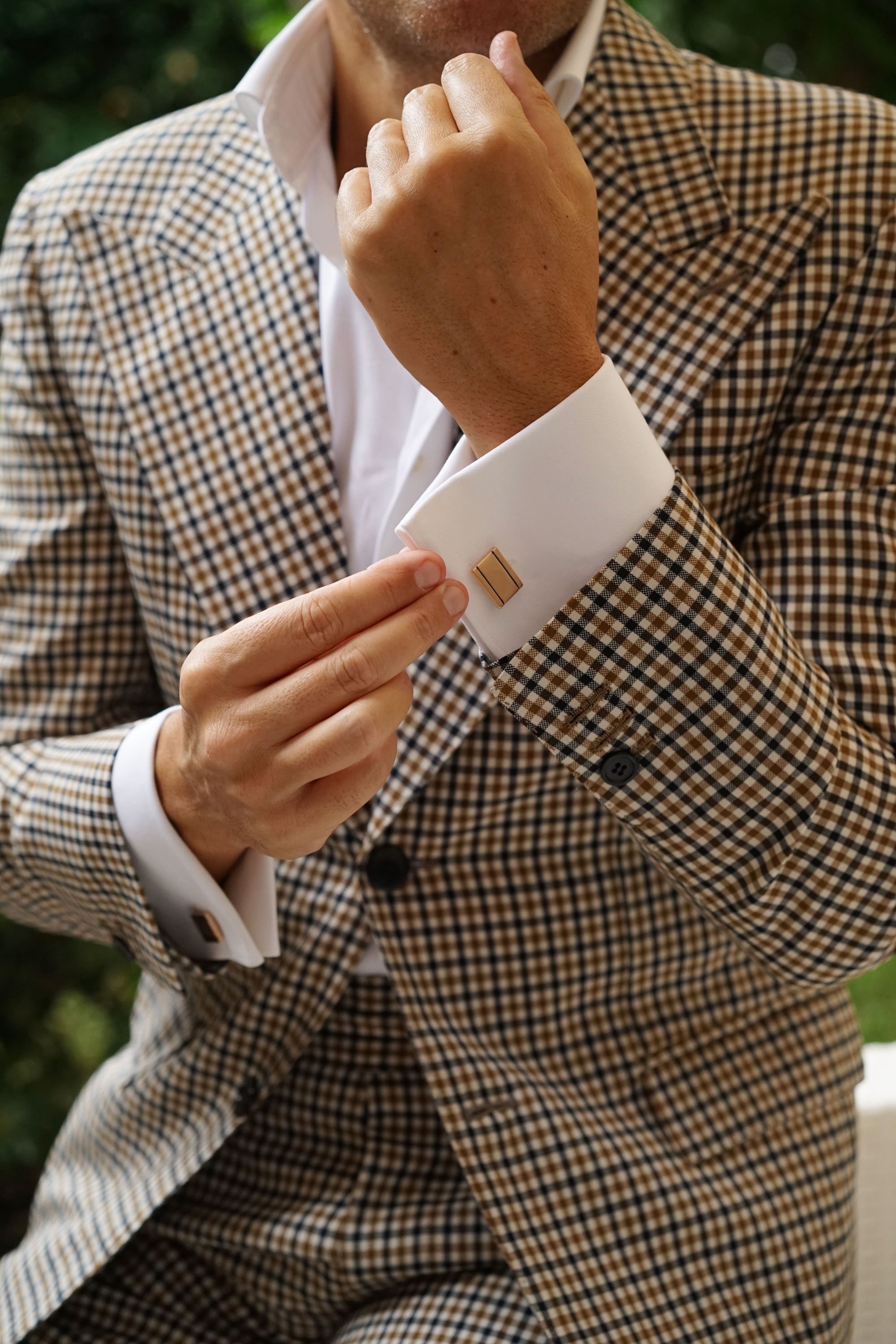 Bateman Rose Gold Cufflinks