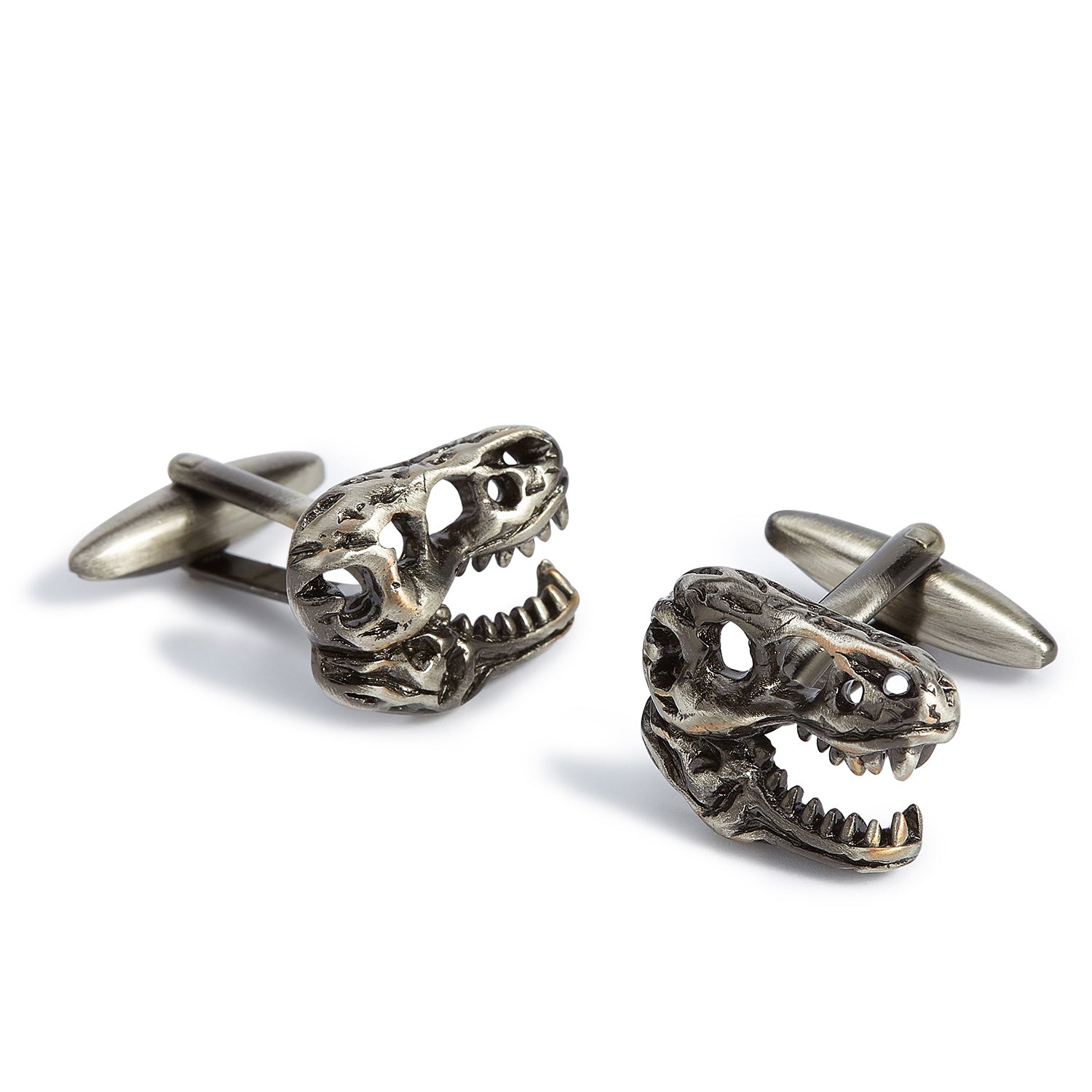 Lost Kingdom Dinosaur T-Rex Skull Cufflinks